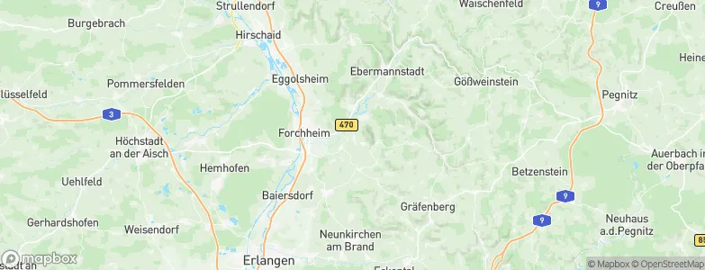 Wiesenthau, Germany Map