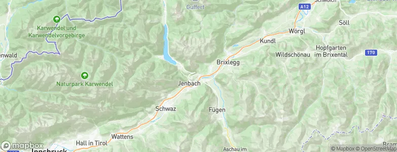 Wiesing, Austria Map