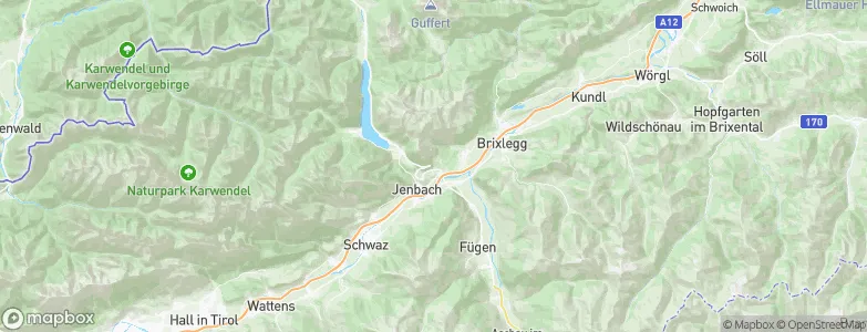 Wiesing, Austria Map