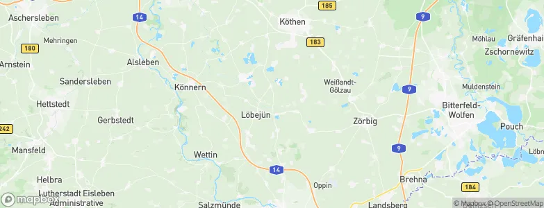 Wieskau, Germany Map