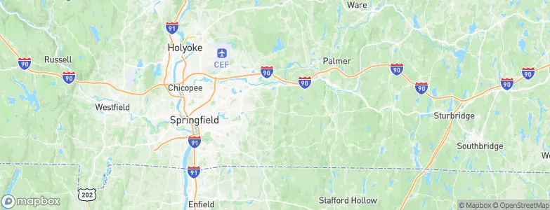 Wilbraham, United States Map