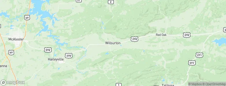 Wilburton, United States Map
