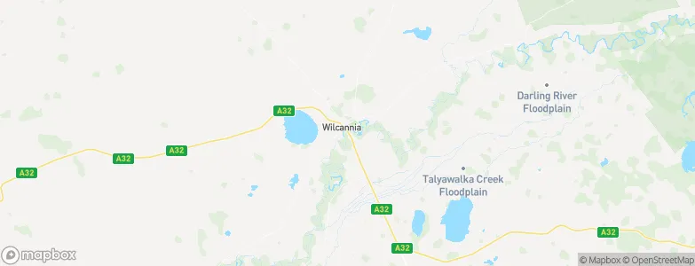 Wilcannia, Australia Map