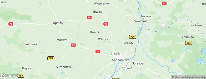 Wilczyce, Poland Map