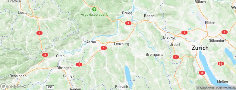 Wildegg, Switzerland Map