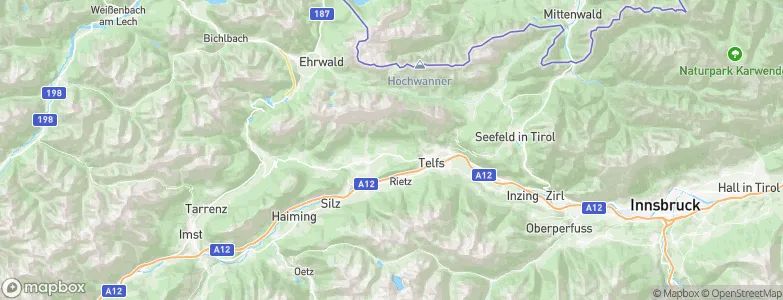 Wildermieming, Austria Map