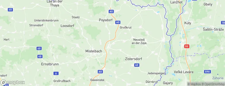 Wilfersdorf, Austria Map