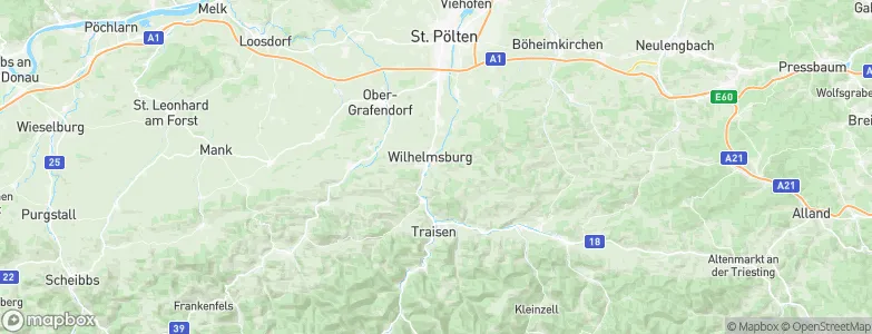 Wilhelmsburg, Austria Map