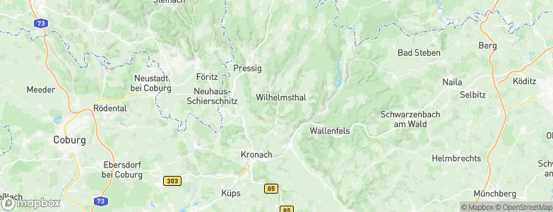 Wilhelmsthal, Germany Map