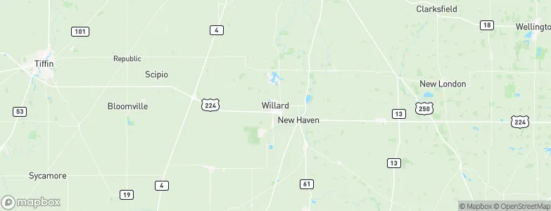 Willard, United States Map
