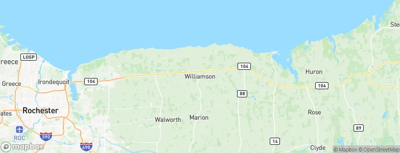 Williamson, United States Map