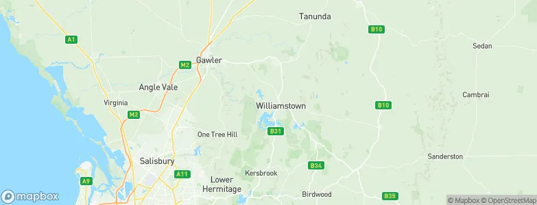 Williamstown, Australia Map