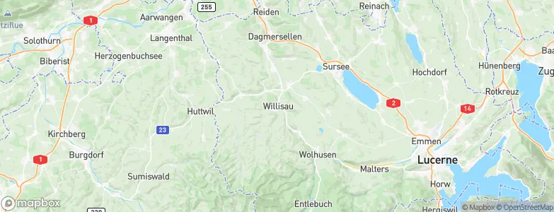 Willisau, Switzerland Map