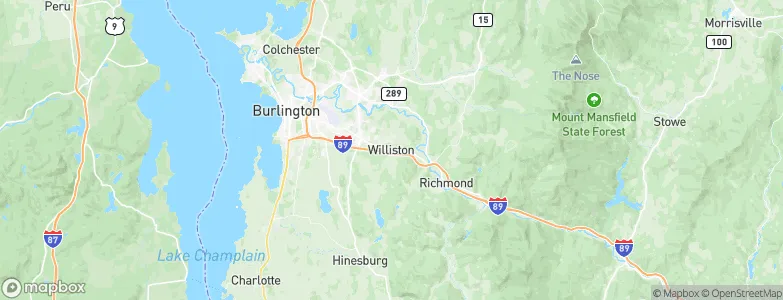 Williston, United States Map