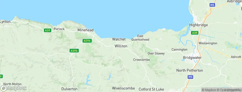 Williton, United Kingdom Map