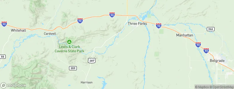 Willow Creek, United States Map