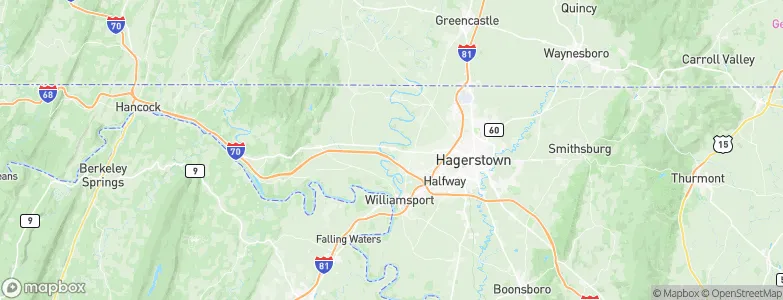 Wilson-Conococheague, United States Map