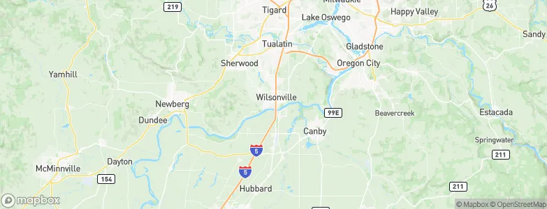 Wilsonville, United States Map