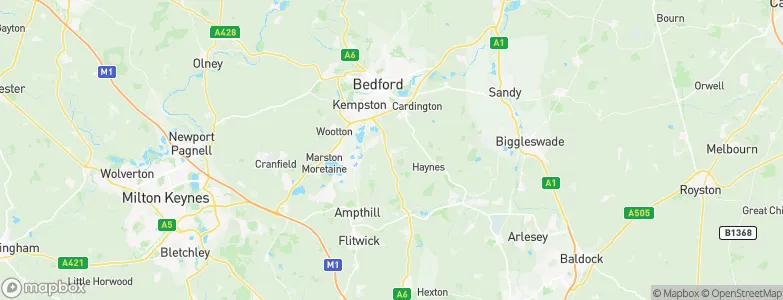 Wilstead, United Kingdom Map