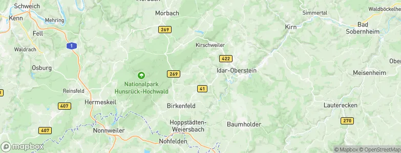 Wilzenberg-Hußweiler, Germany Map