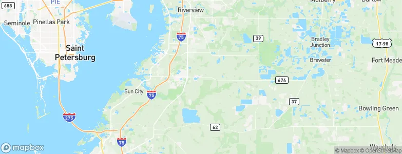 Wimauma, United States Map