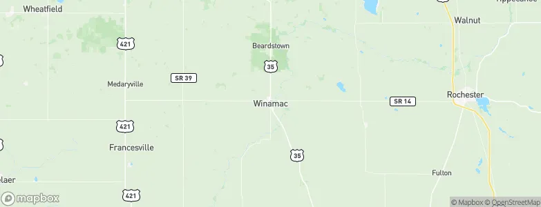 Winamac, United States Map