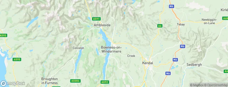 Windermere, United Kingdom Map