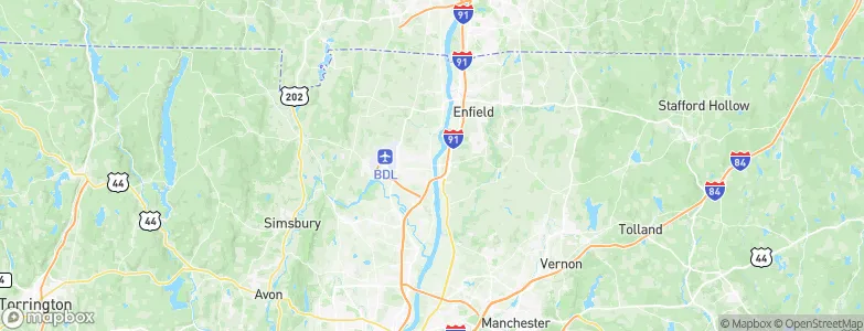 Windsor Locks, United States Map