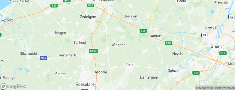 Wingene, Belgium Map