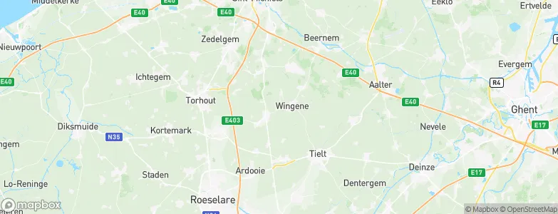 Wingene, Belgium Map