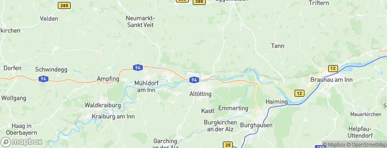 Winhöring, Germany Map