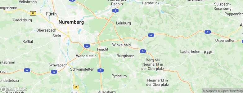 Winkelhaid, Germany Map