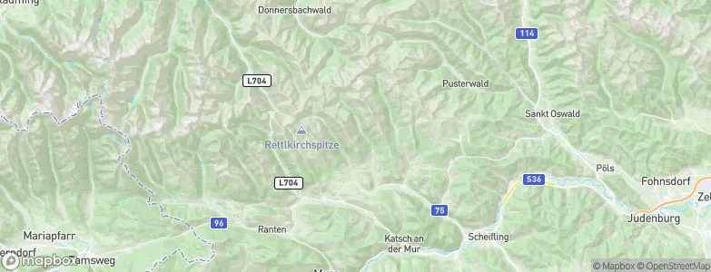 Winklern bei Oberwölz, Austria Map