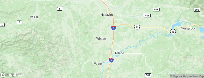 Winlock, United States Map