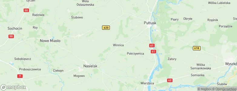 Winnica, Poland Map