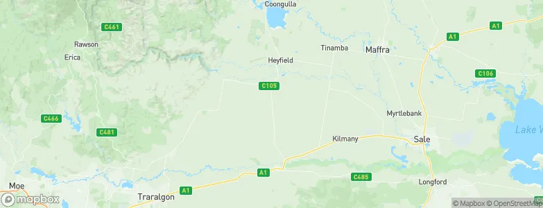 Winnindoo, Australia Map