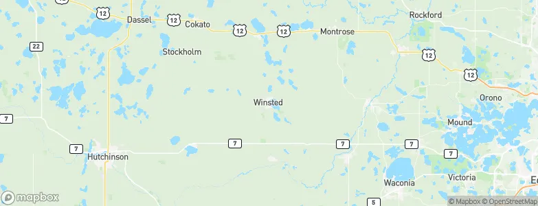 Winsted, United States Map