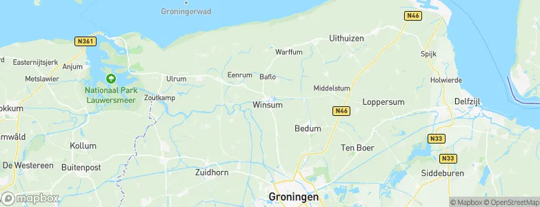 Winsum, Netherlands Map