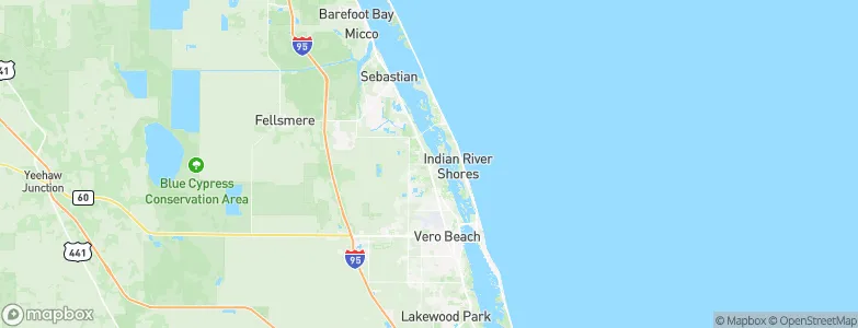 Winter Beach, United States Map