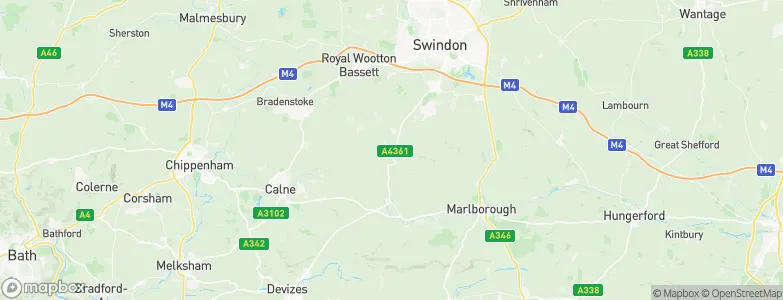Winterbourne Bassett, United Kingdom Map