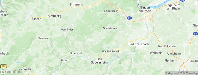 Winterburg, Germany Map