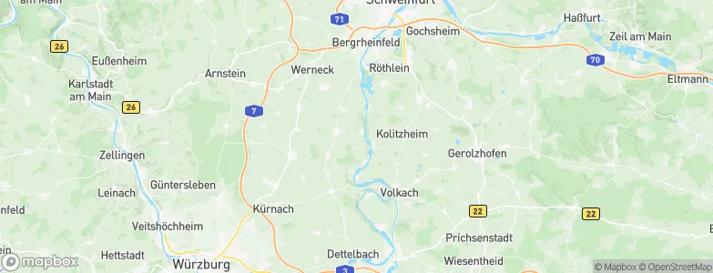 Wipfeld, Germany Map