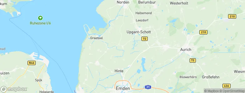 Wirdum, Germany Map