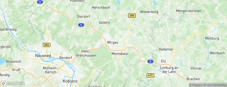Wirges, Germany Map