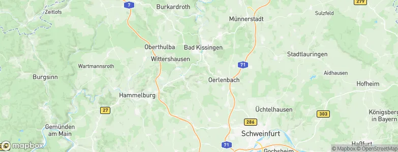 Wirmsthal, Germany Map