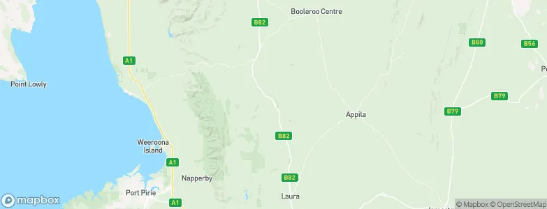 Wirrabara, Australia Map