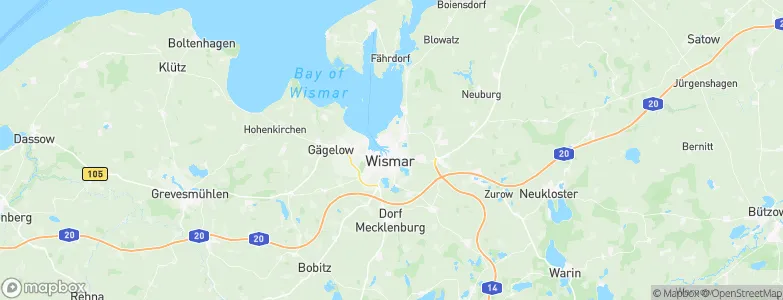 Wismar, Germany Map