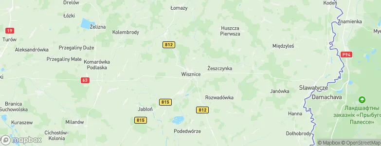 Wisznice, Poland Map