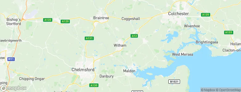 Witham, United Kingdom Map