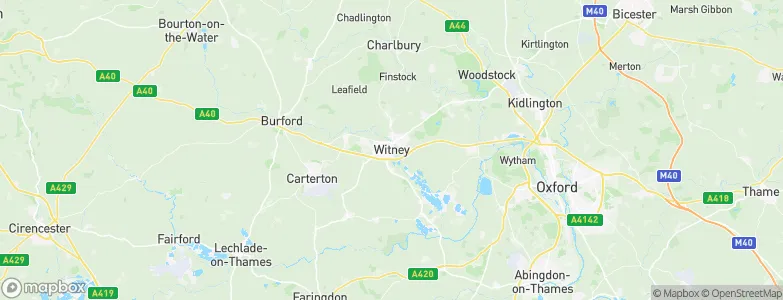 Witney, United Kingdom Map